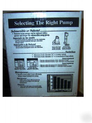 New wayne multi step 1/2 hp submersible pump. brand 