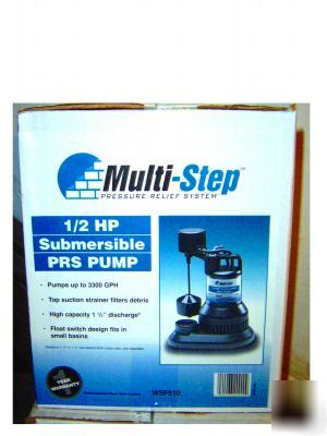New wayne multi step 1/2 hp submersible pump. brand 