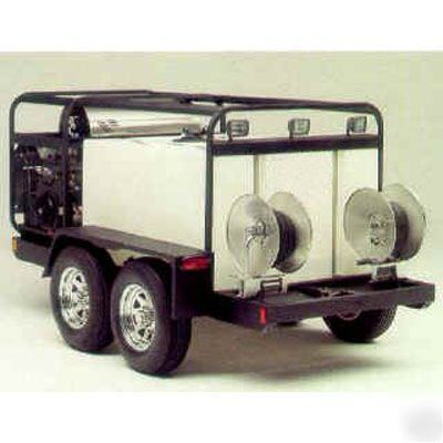 Pressure washer commercial - trailer mounted - 540 gal