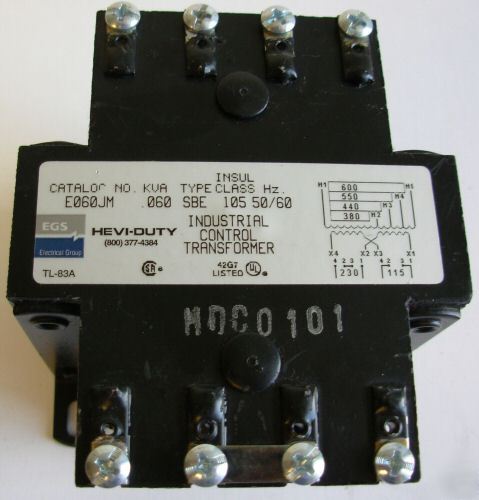 Sola industrial transformer .060KVA model: E060JM