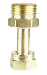 Uniweld tank adpt connects b tank to mc regulator F41