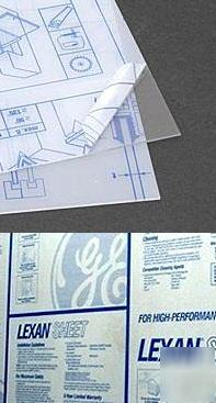 10 pc lot of ge lexan 9600 polycarbonate 18 x 24 x .093