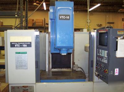 1997 mazak vtc-16A vertical machining center