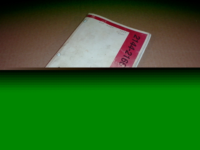 Case ih 2144-2166 combine operator manual