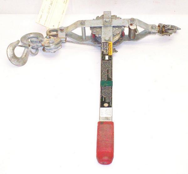 Dayton ratchet comealong cable winch puller 2000 lbs 