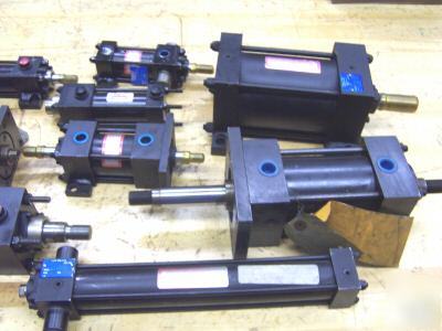 Huge lot misc hennell, peninsular &other hyd. cylinders