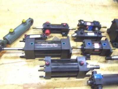 Huge lot misc hennell, peninsular &other hyd. cylinders