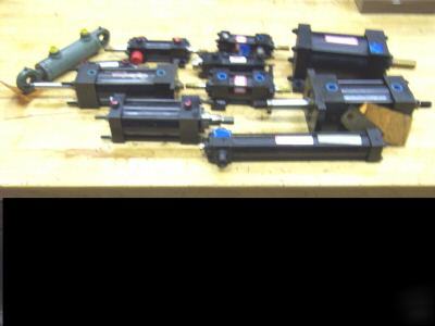 Huge lot misc hennell, peninsular &other hyd. cylinders