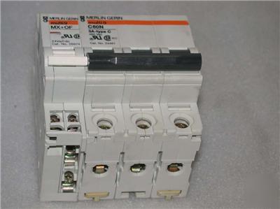 Merlin gerin multi 9 mx+of C60N shunt trip w/switch C60