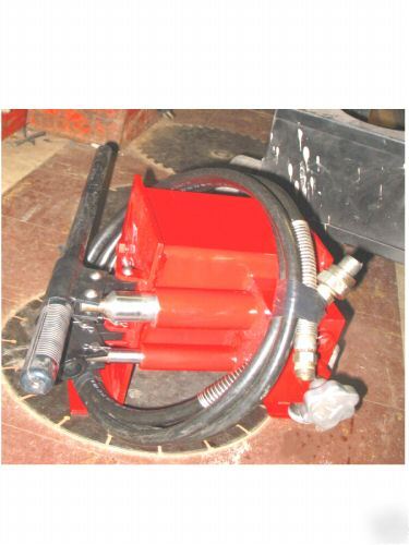 Two speed two stage pump for 50 ton press sweet & clean