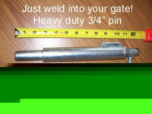Weld-in spring loaded cattle corral gate latch h duty