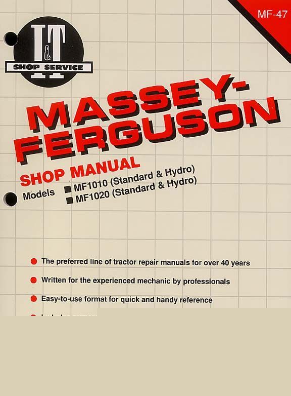 ^ massey-fergusen 1010 1020 standard hydro manual