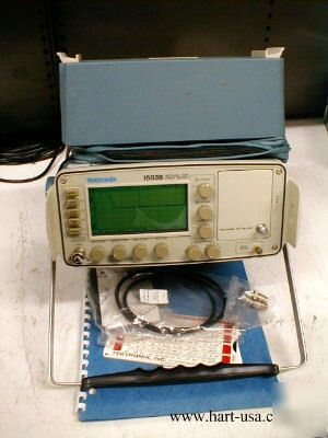 Tektronix 1503B tdr cable tester w. accessories/manual