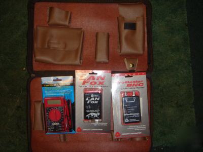 Telecom toolcase and test equipment