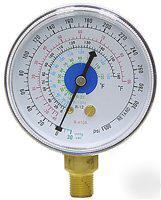 30-0-500 psi 2.5 dry refrigerant gauge