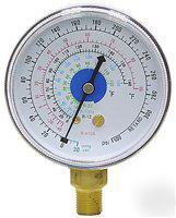 30-0-500 psi 2.5 dry refrigerant gauge