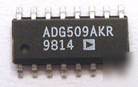 Analog device ADG509AKR ic 4-channel analog multiplexer