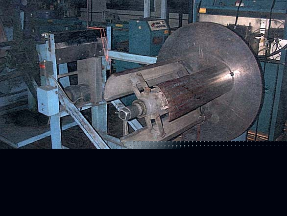 3000LB uncoiler, welty 3M24 motorized