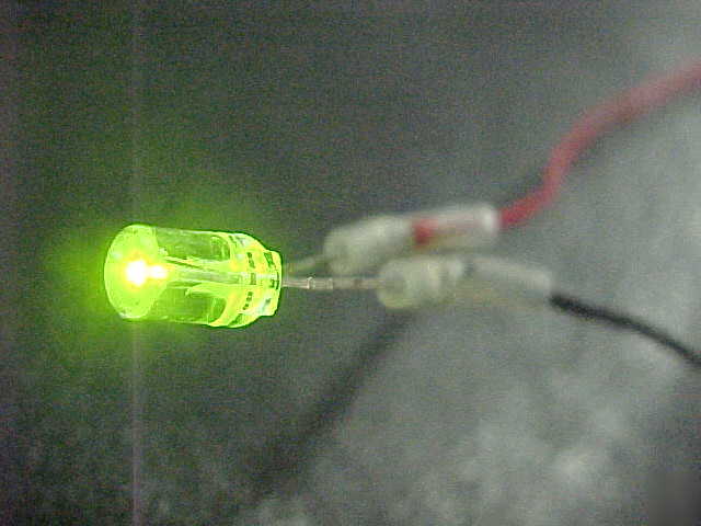 50 pcs. green led w/ 5
