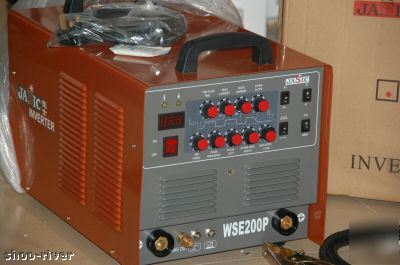 Ac/dc TIG200P pulse tig+mma,2IN1,welder,aluminium,2T/4T