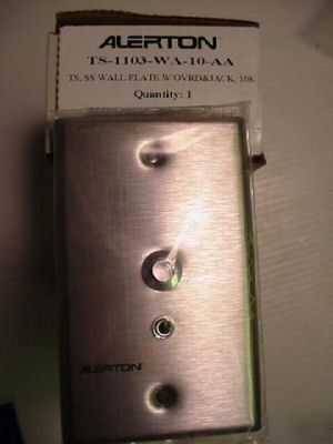 Alerton ts 1103 wa 10 aa wall plate override jack