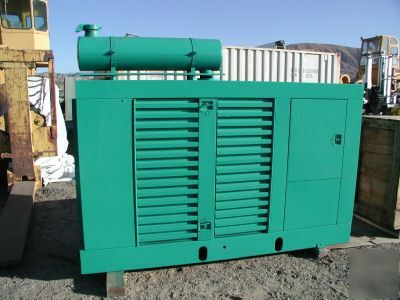 125 kva onan natural gas generator set, enclosed
