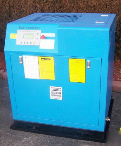Eaton indus. 3-ph 10 hp dual volt rotary air compressor