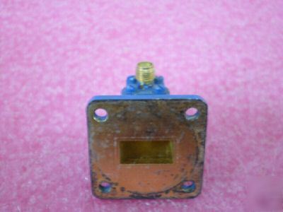 Elettronica WR62 to sma waveguide adapter
