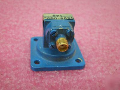 Elettronica WR62 to sma waveguide adapter