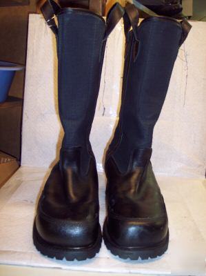 Firefighter warrington bunker boots 4132SG 10.5 d