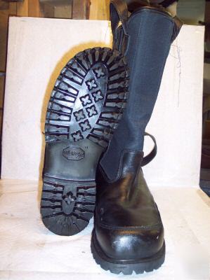 Firefighter warrington bunker boots 4132SG 10.5 d