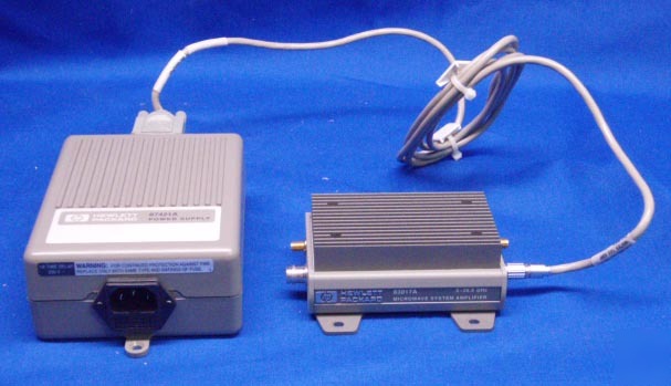 Hp 83017A microwave system amplifier 0.5 -26.5 ghz