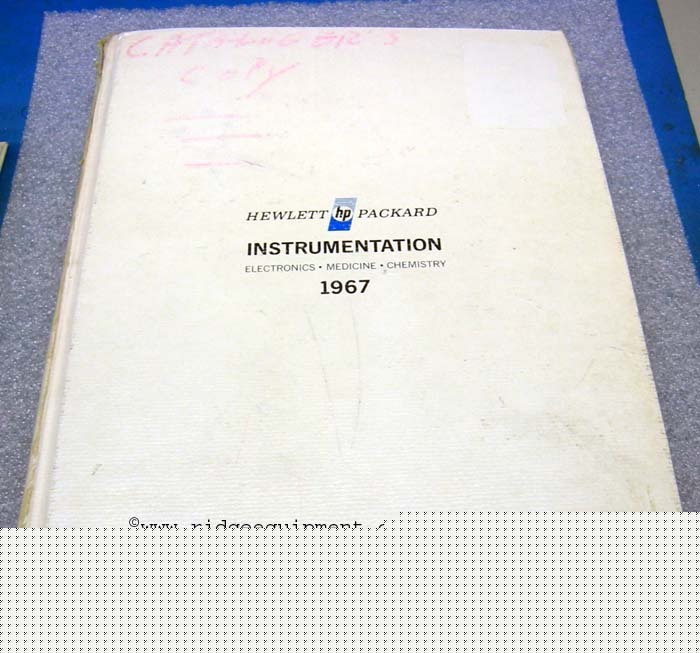 Hp hewlett packard 1967 instrumentation catalog