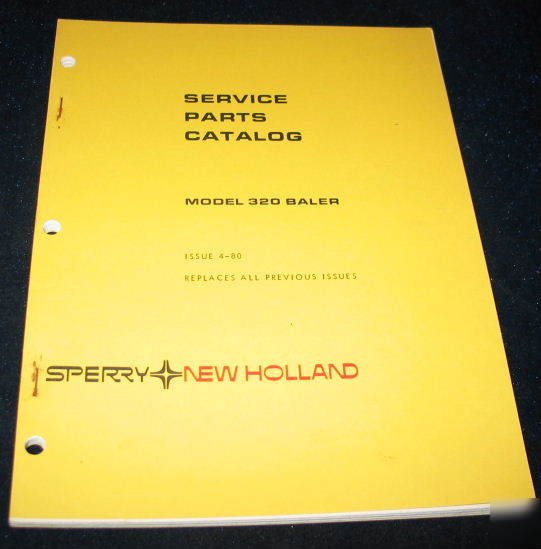 New holland model 320 baler