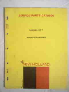 New holland model 357 grinder-mixer parts catalog nice
