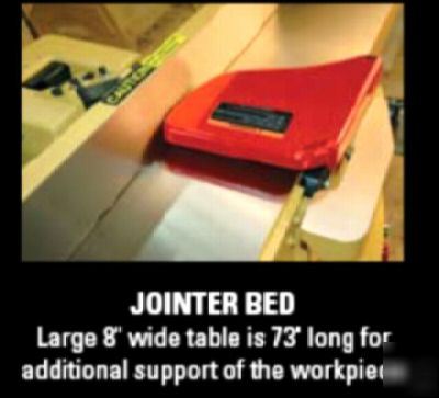New powermatic 1610077K 60B jointer 5 yr warranty