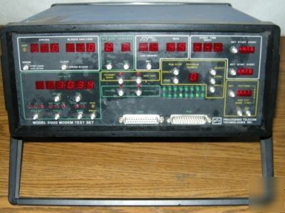 Processing telecom tech ptt model 5000 modem test set