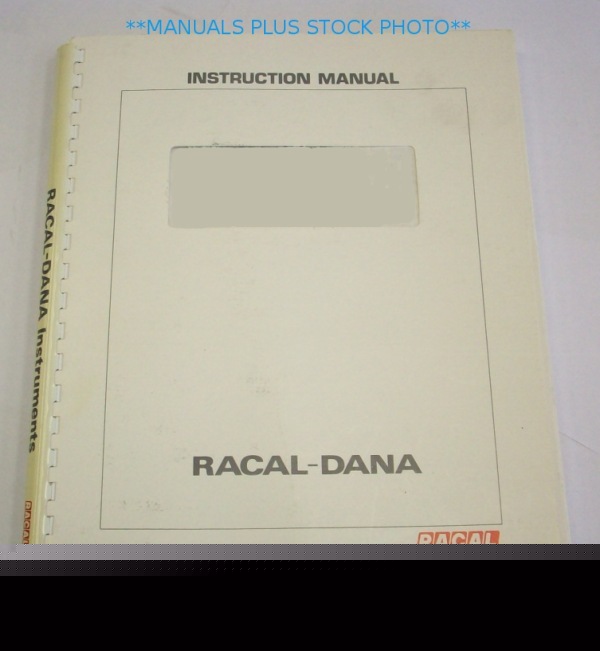 Racal / dana 5700/5703 op/service manual - $5 shipping 