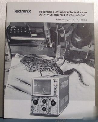 Rec electrophysiological nerve activity w/oscilloscope