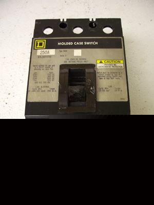 Square d 250 amp molded case switch KHL36000M