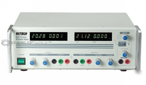 Extech 382285 dual tracking triple output dc power supp