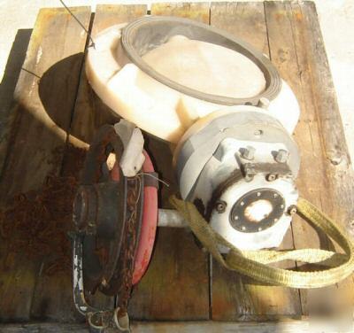 12â€ plastic af bf butterfly valve; manual (3958)