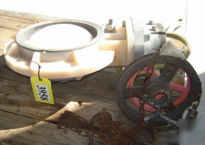 12â€ plastic af bf butterfly valve; manual (3958)