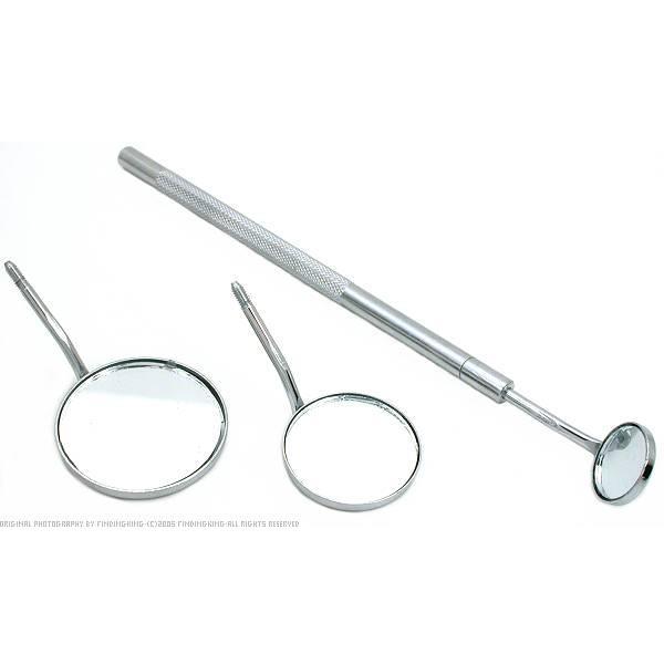 3 inspection mirrors automotive mechanic repair tools