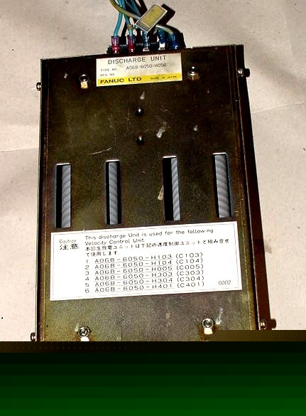 Cnc parts, fanuc 0M discharge unit A06B-6050-
