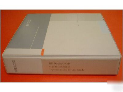 Hp 8648A/b/c signal generator operation & service guide