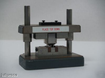 Janesville tool cast iron die set with custom fixture