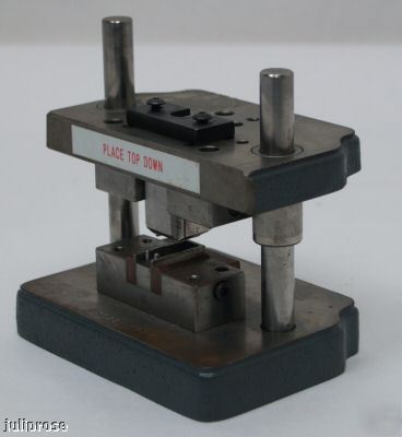 Janesville tool cast iron die set with custom fixture