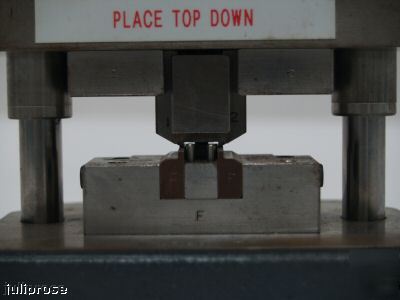 Janesville tool cast iron die set with custom fixture