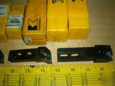 Mixed lot kennametal insert toolholder cartridges J666
